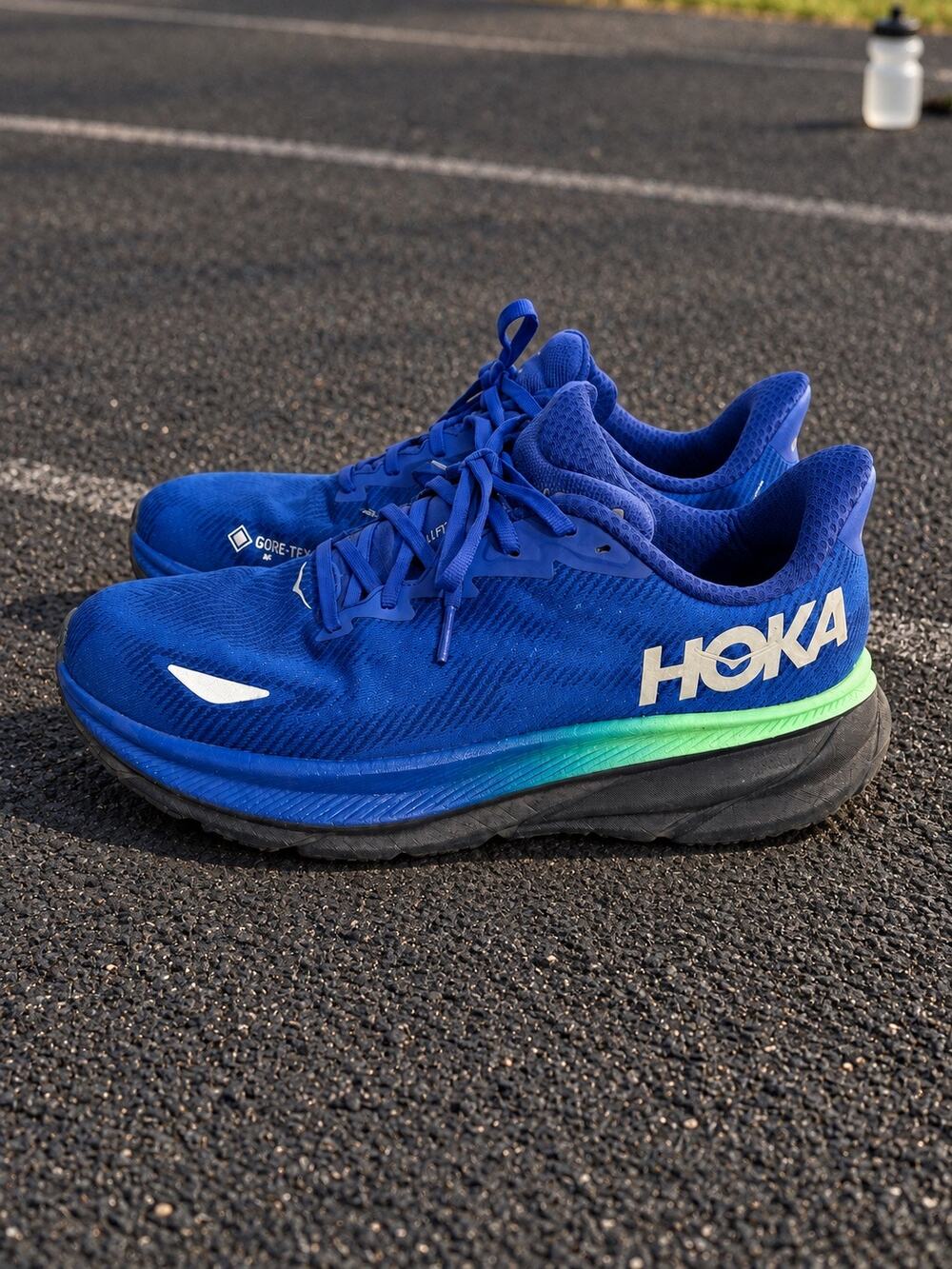 HOKA Clifton 8 GTX Men’s 11 Blue Gore Tex Waterproof Running Walking Shoes
